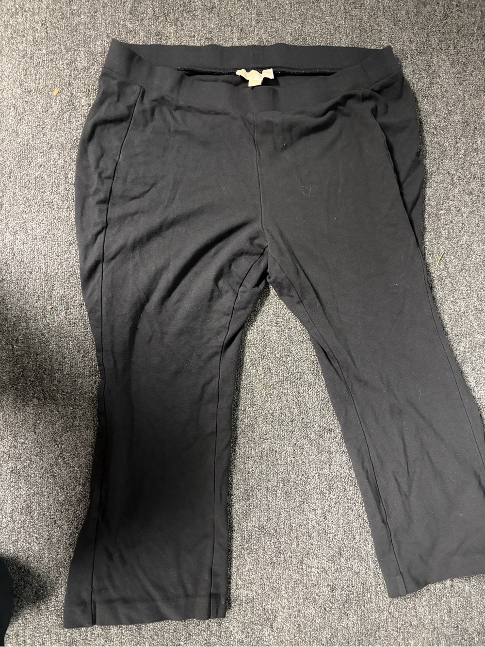 Michael Kors designer brand yoga stretch flex fit black lounge pants size xl